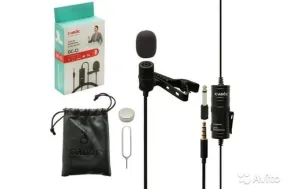 Candc DC-C1 Lavalier Microphone Micro- Cravate Clip-On Mic for Smartphones, DSLR, Camcorders, Audio recorders, PC