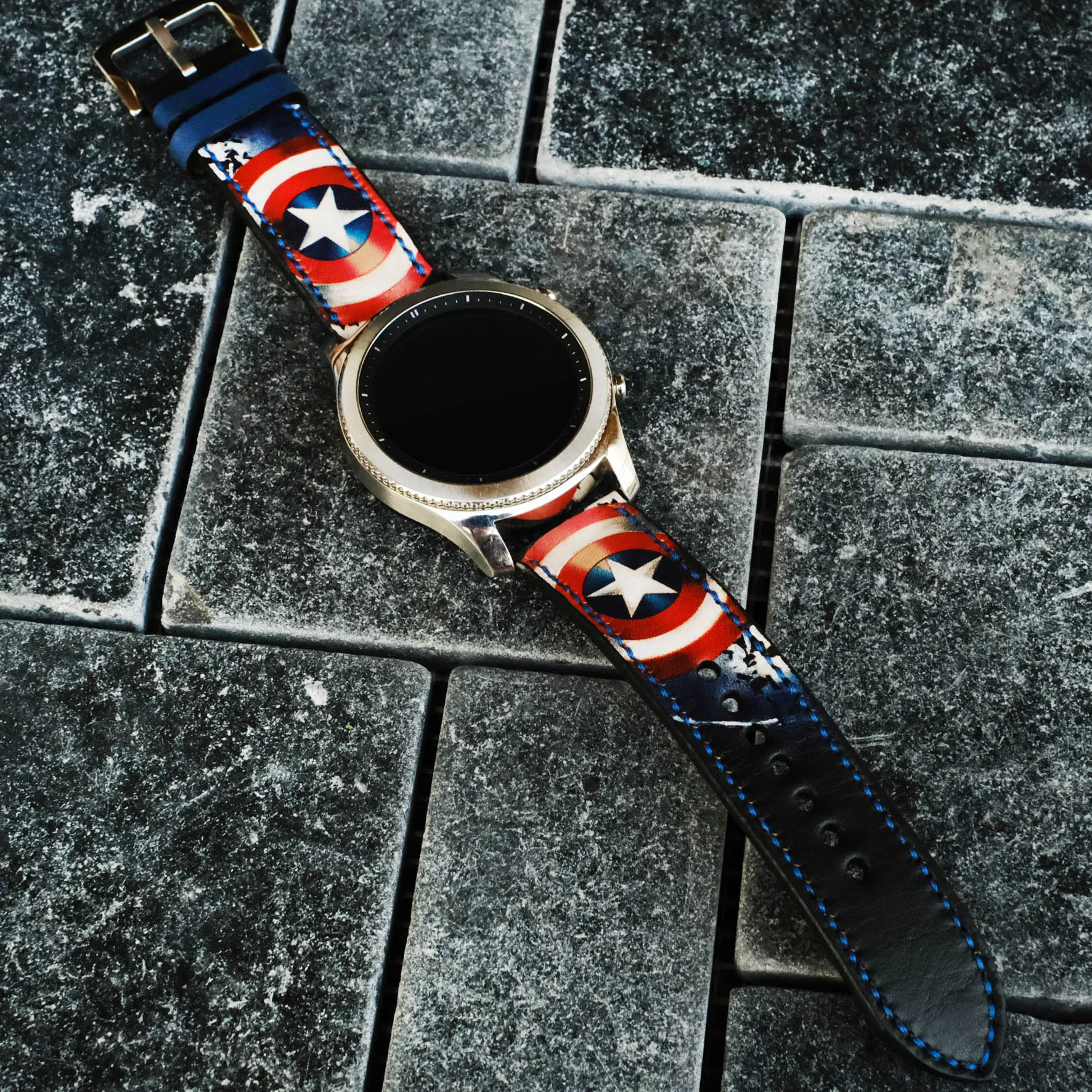 Captain America Watch Strap For Samsung Galaxy Watch