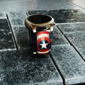 Captain America Watch Strap For Samsung Galaxy Watch