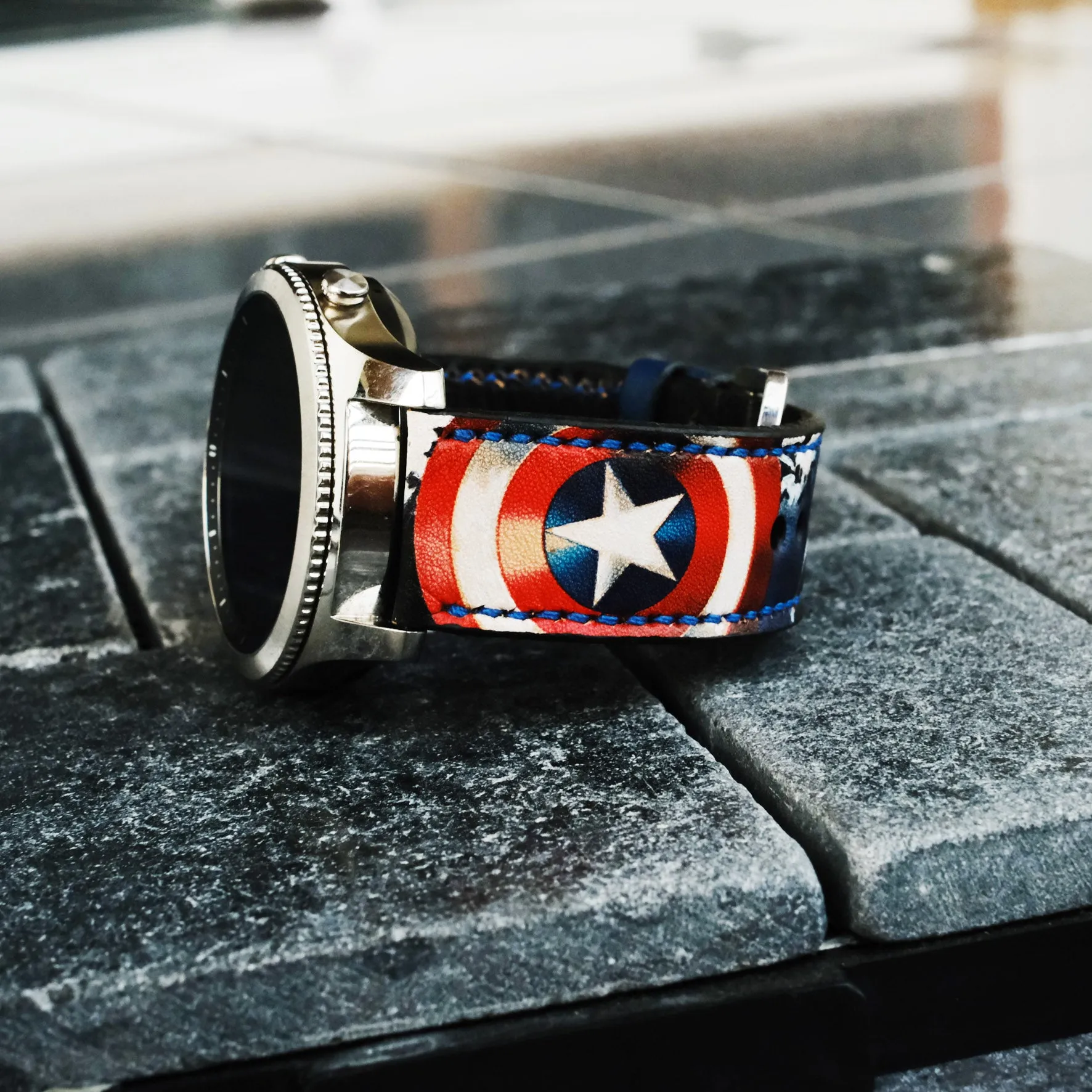 Captain America Watch Strap For Samsung Galaxy Watch