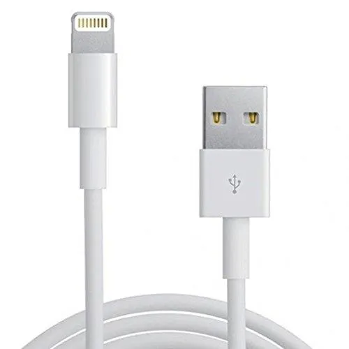 Captcha White 8 Pin Lightning To Usb Data Charging Cable Compatible With Iphone 5 5S 5C 6 6S 6  6S  7 7  Ipad Air Ipad Mini Ipod Nano And Ipod Touch Devices