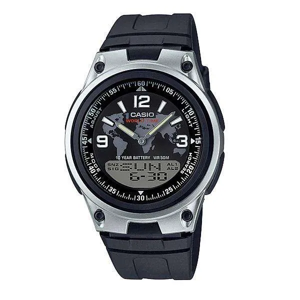 Casio AW-80-1A2 Black Resin Watch for Men