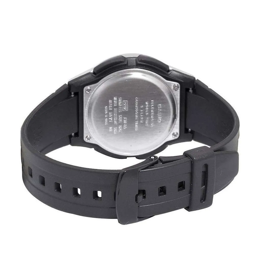 Casio AW-80-1A2 Black Resin Watch for Men