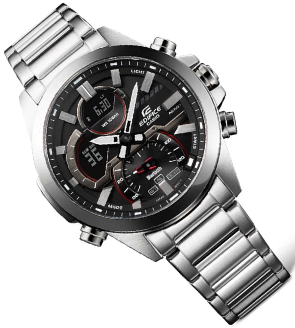 Casio Edifice ECB-30D-1A Digital Analog Bluetooth Smart Watch For Men