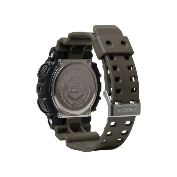 Casio G-Shock Analog - Digital Watch GA100TU-1A3 Black - Olive