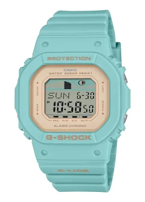 CASIO G-SHOCK G-LIDE DIGITAL TIDE GRAPH BLUE RESIN BAND GLXS5600-3D