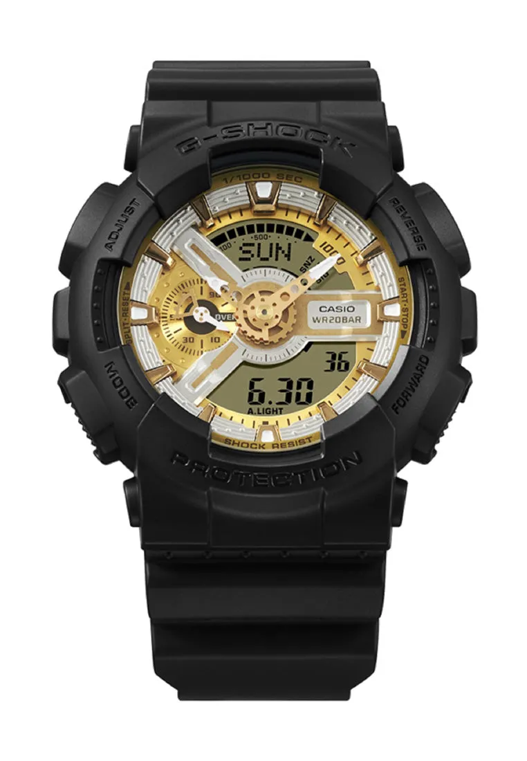 Casio G-shock GA-110CD-1A9 Digital Analog Rubber Strap Watch For Men