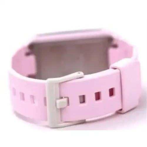 CASIO LADIES POPTONE DIGITAL PINK RESIN WATCH LDF51-4A