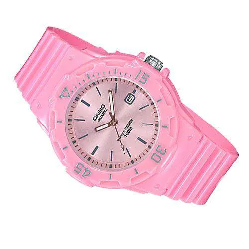 Casio LRW-200H-4E4VDF Pink Resin Strap Watch for Women