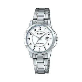 Casio LTP-V004D-7B Silver Stainless Steel Strap Watch for Women