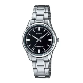 Casio LTP-V005D-1A Silver Stainless Steel Strap Watch for Women