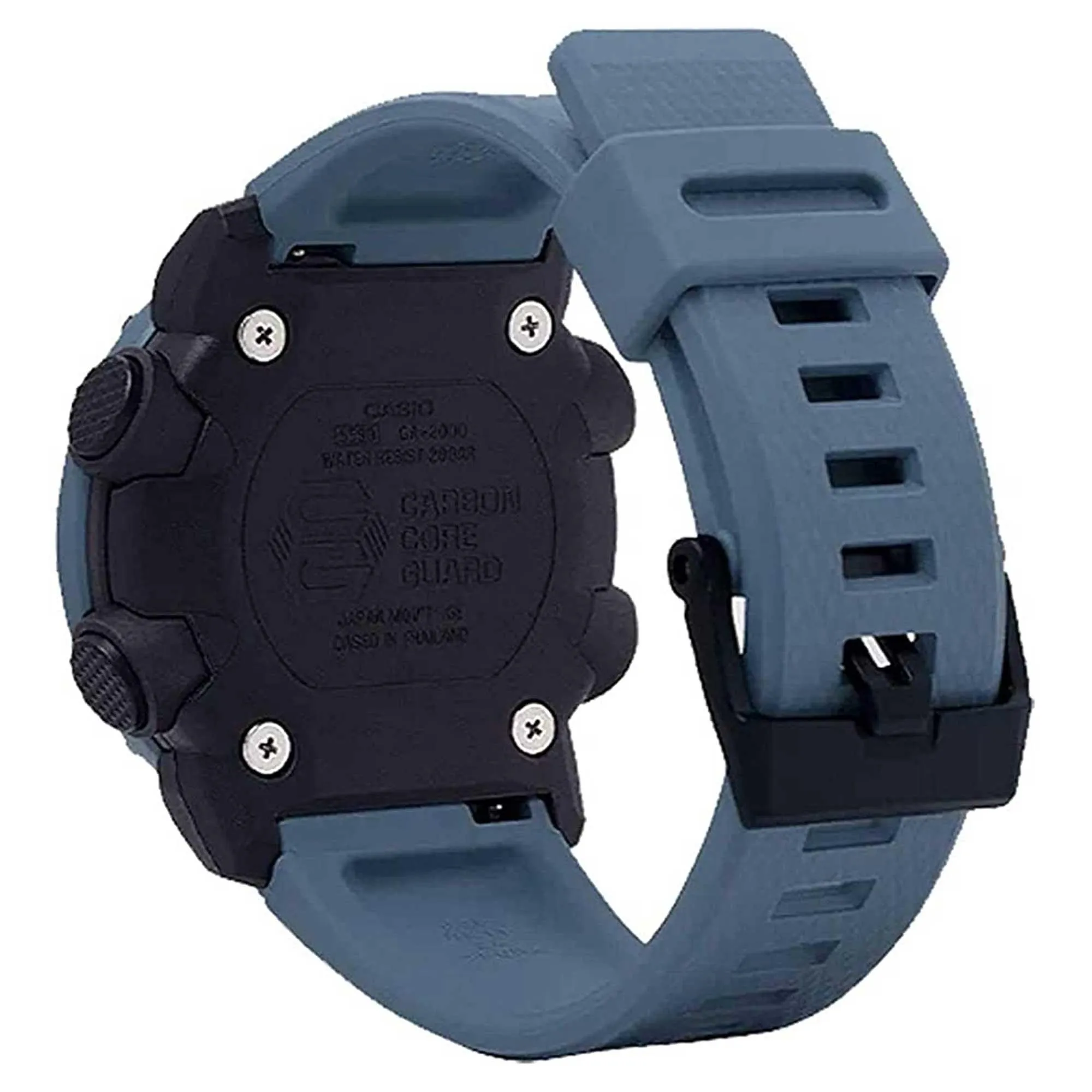 Casio Men's Quartz Watch - G-Shock Blue Camouflage Ana-Digi Dial Strap | GA2000SU-2A