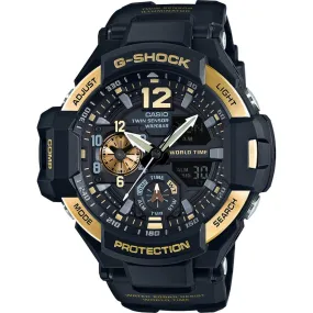 Casio Men's Watch - G-Shock Gravitymaster Analog-Digital Black Strap | GA-1100-9GCR