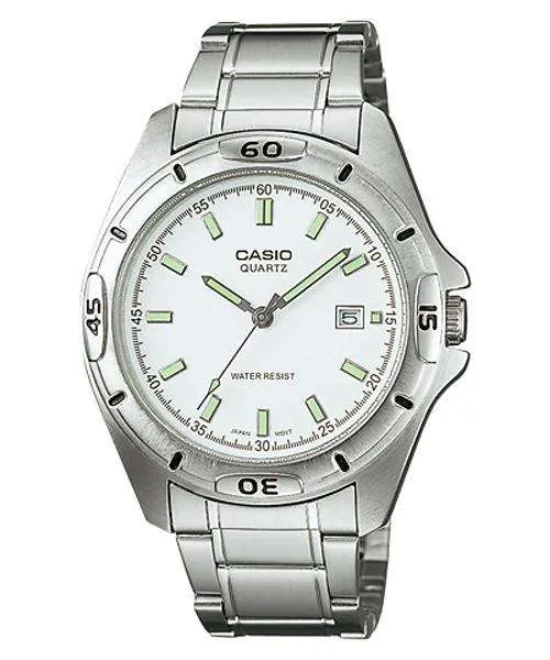 Casio MTP-1244D-7ADF Silver Stainless Steel Strap Watch for Men