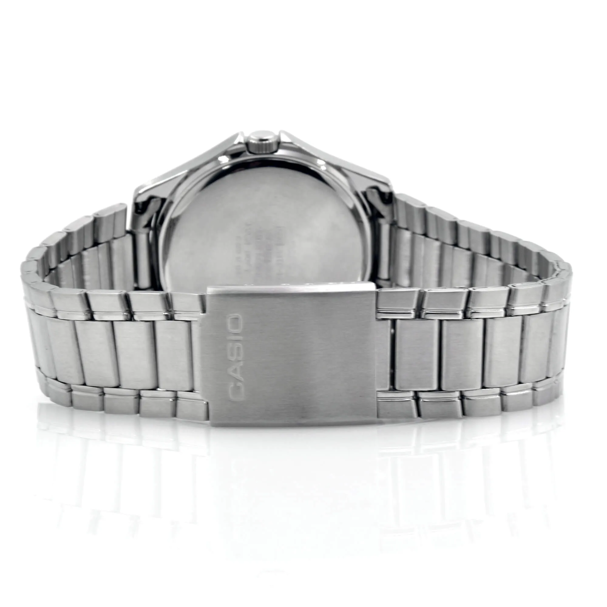 Casio Stainless steel Case Silver Band Watch | MTP-1183-7B