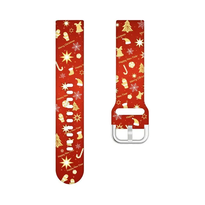 Christmas Watch Straps compatible with the Coros 20mm Range