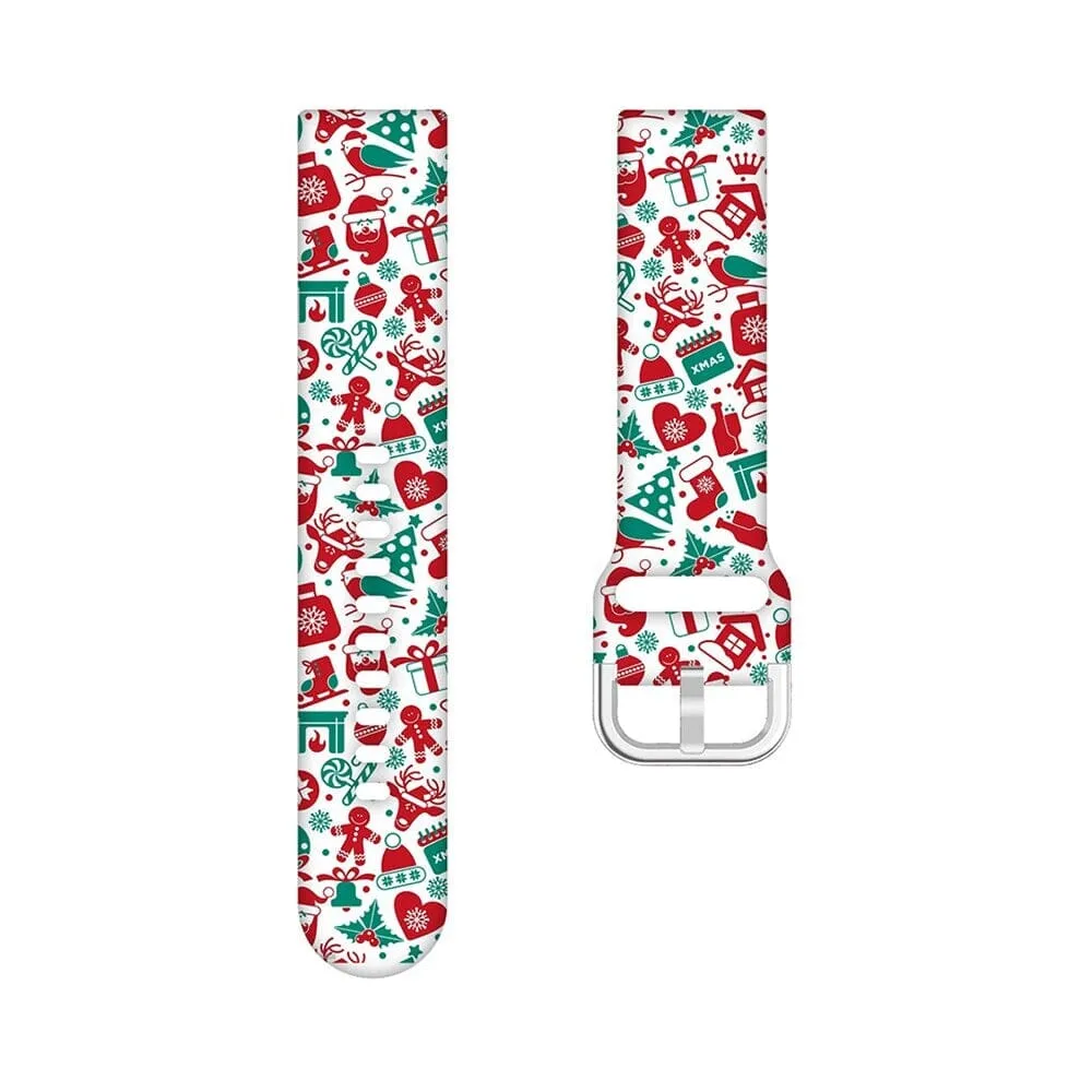 Christmas Watch Straps compatible with the Xiaomi Amazfit T-Rex & T-Rex Pro