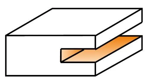 CMT 3-Flute Slot Cutter with Arbor and Bearing - 1/4 in. Slot - 1/4 in. Shank