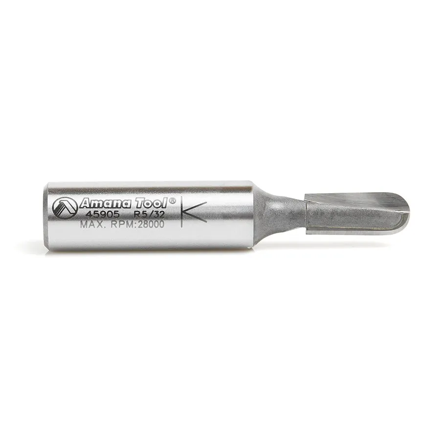 Core Box Router Bit | 5⁄32 Radius x 5⁄16 Dia x 3⁄4 x 1⁄2"Shank | 45905 | 738685459058