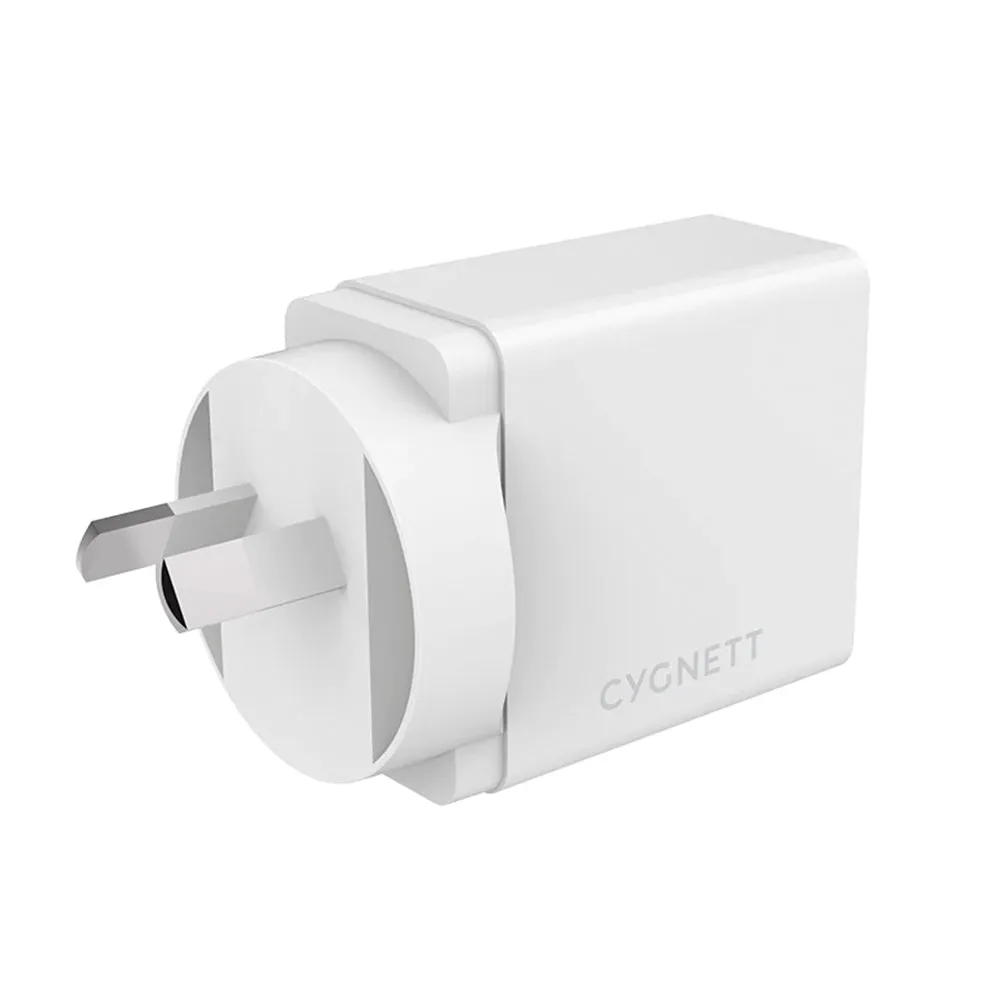 Cygnett 12W Wall Charger   Lightning to USB-A Cable White