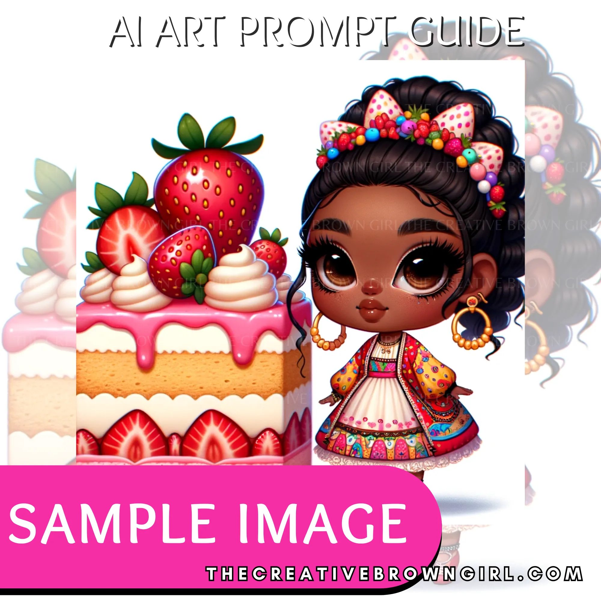 DALL-E AI Art Prompt Guide - "Treat Sweeties" | 12 Hyperlinked Prompts