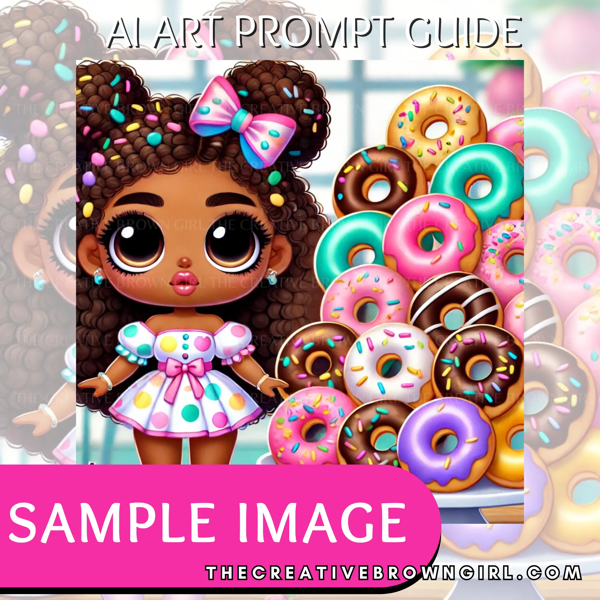 DALL-E AI Art Prompt Guide - "Treat Sweeties" | 12 Hyperlinked Prompts