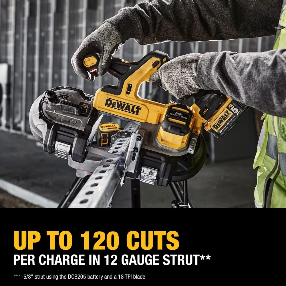 DeWALT DCS379P1 20V Max Brushless Mid-sized Band Saw Double Trigger Kit