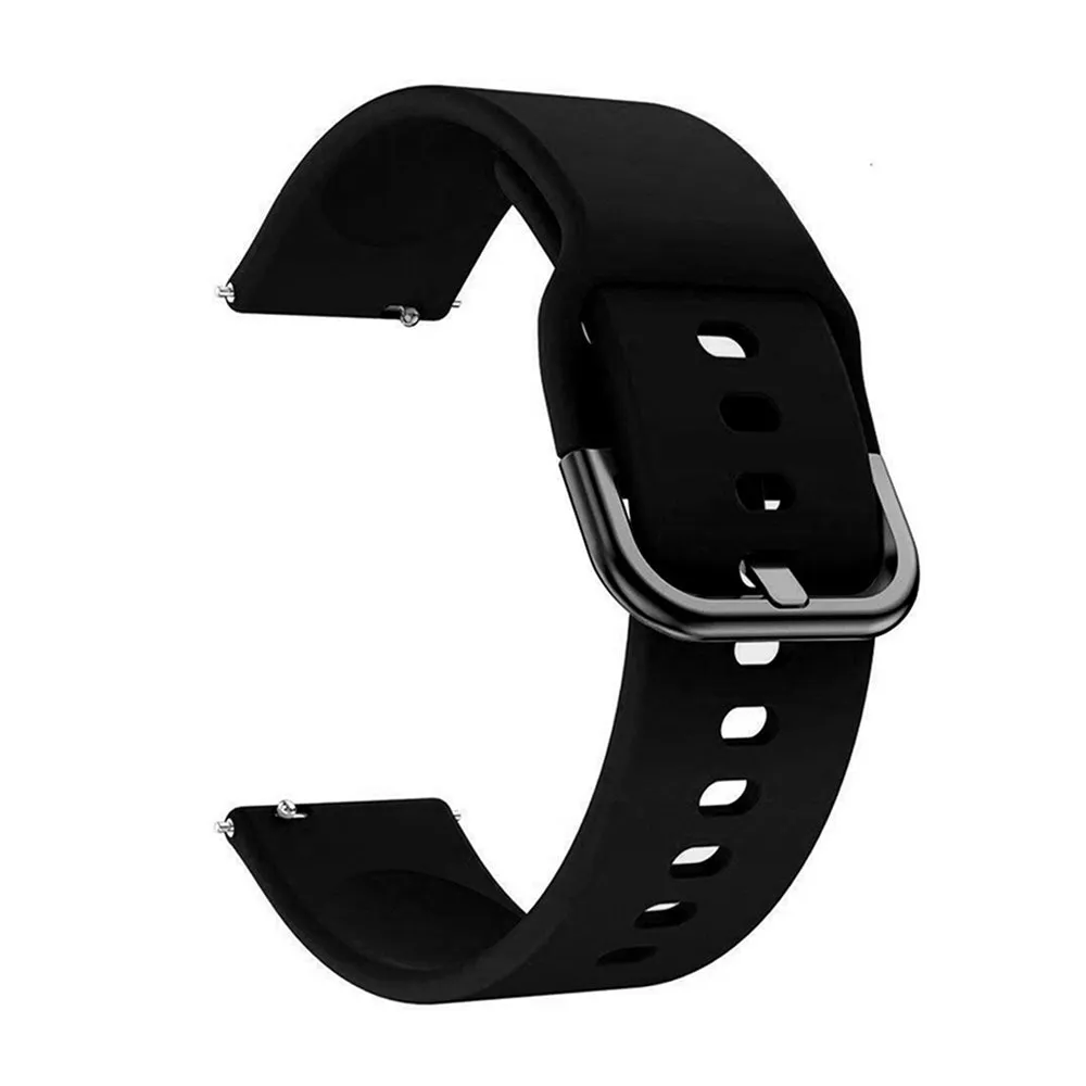 Dotted Silicone Strap for Amazfit Bip/Lite/GTS/MINI/GTR 42mm-Black & White