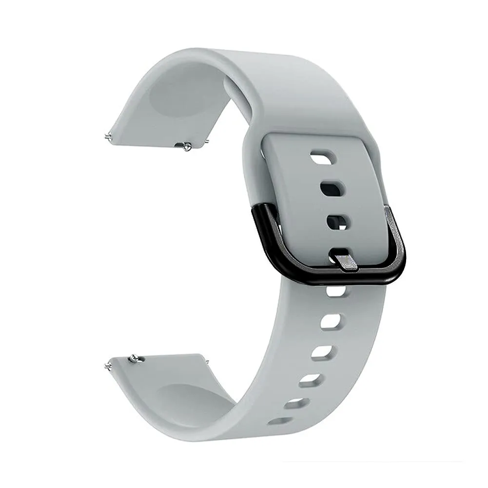 Dotted Silicone Strap for Amazfit Bip/Lite/GTS/MINI/GTR 42mm-Black & White