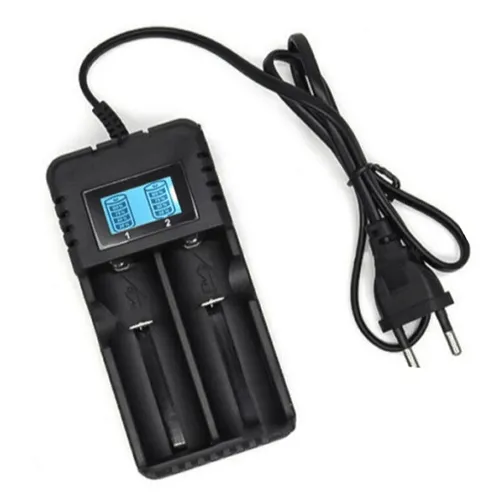 Dual Li-ion Cylinderical Battery Charger HD-8991B