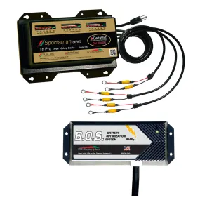 Dual Pro SS3 3 Bank Battery Charger w/3 Bank B.O.S.