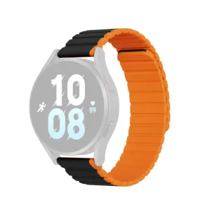 Dux Ducis - Polar Vantage M2 Magnetic Silicone Wristband (Joint circumference: 175-235mm) Black/Orange