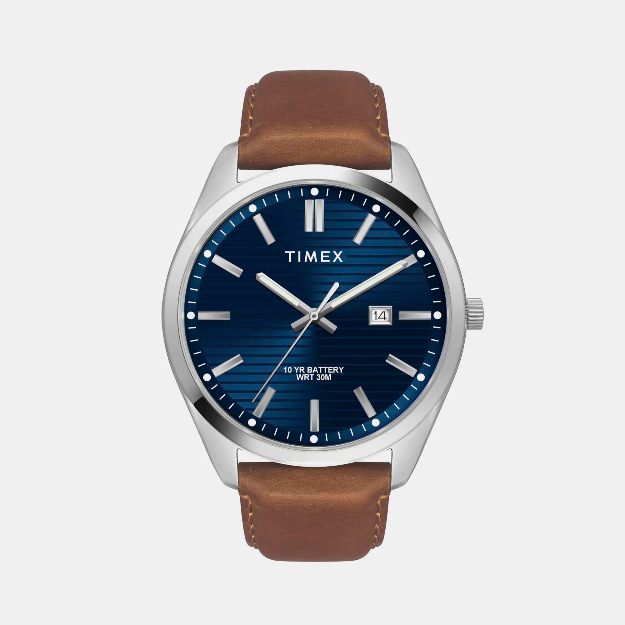 E Class Men's Blue Analog Leather Watch TWTG10408