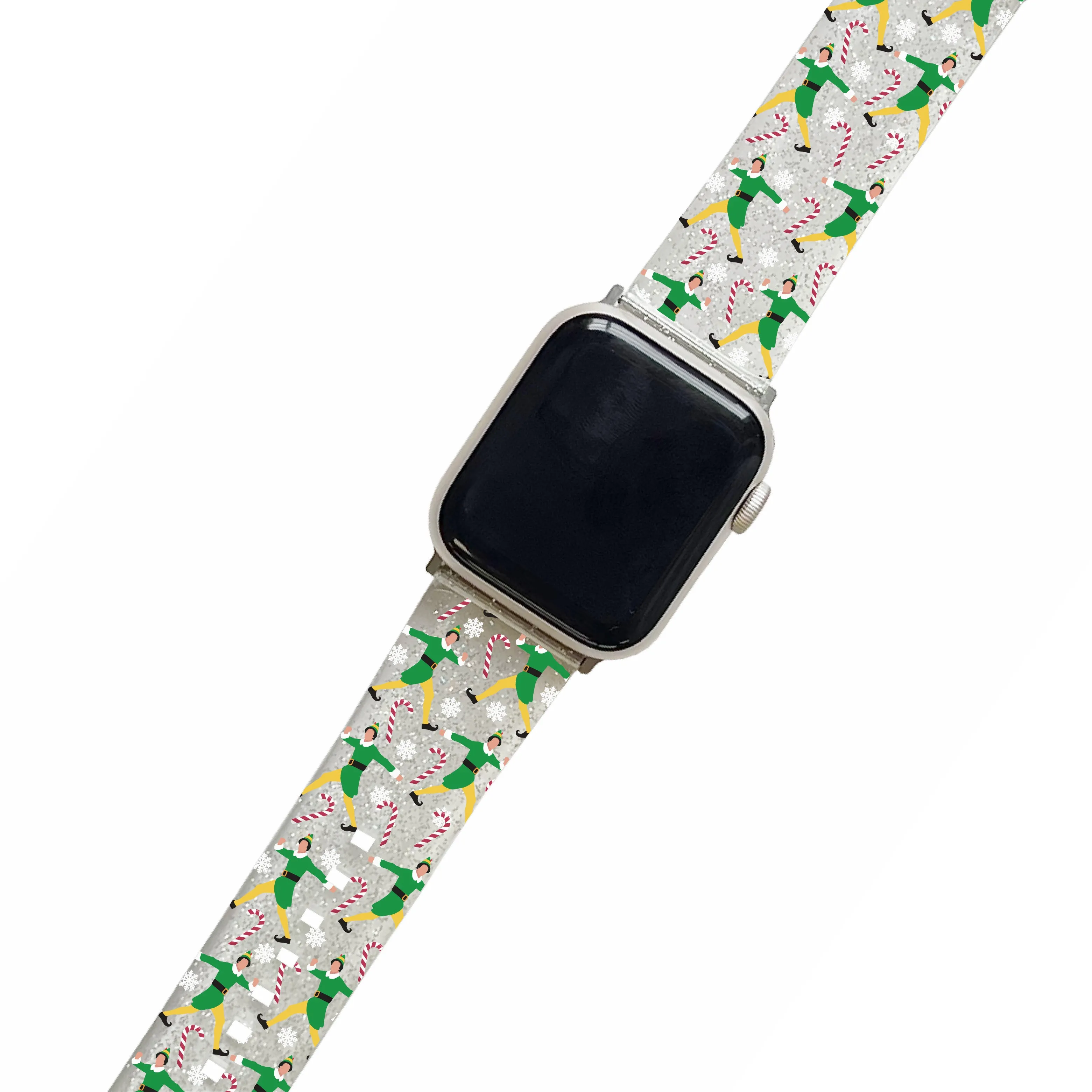 Elf Clear Glitter Smartwatch Strap