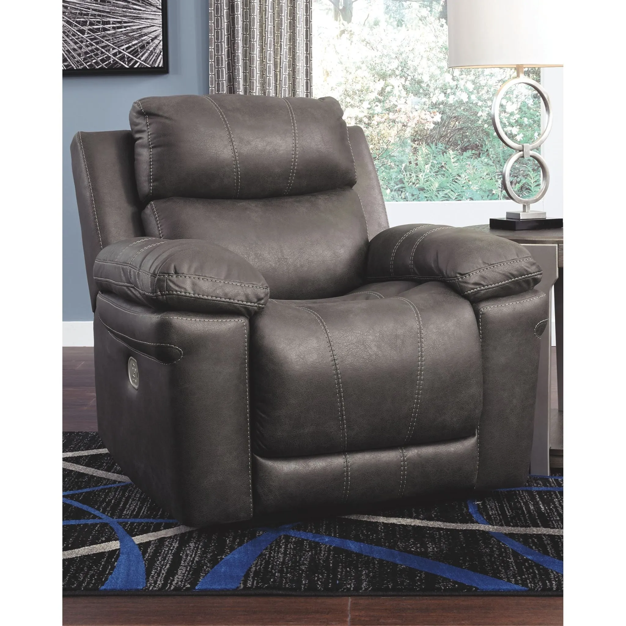 Erlangen Power Recliner with Adjustable Headrest