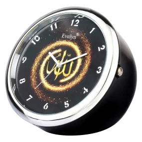 Evelyn Analog Table Clock & Car Dashboard Time Clock Quartz Watch Size 45mm EVT-24