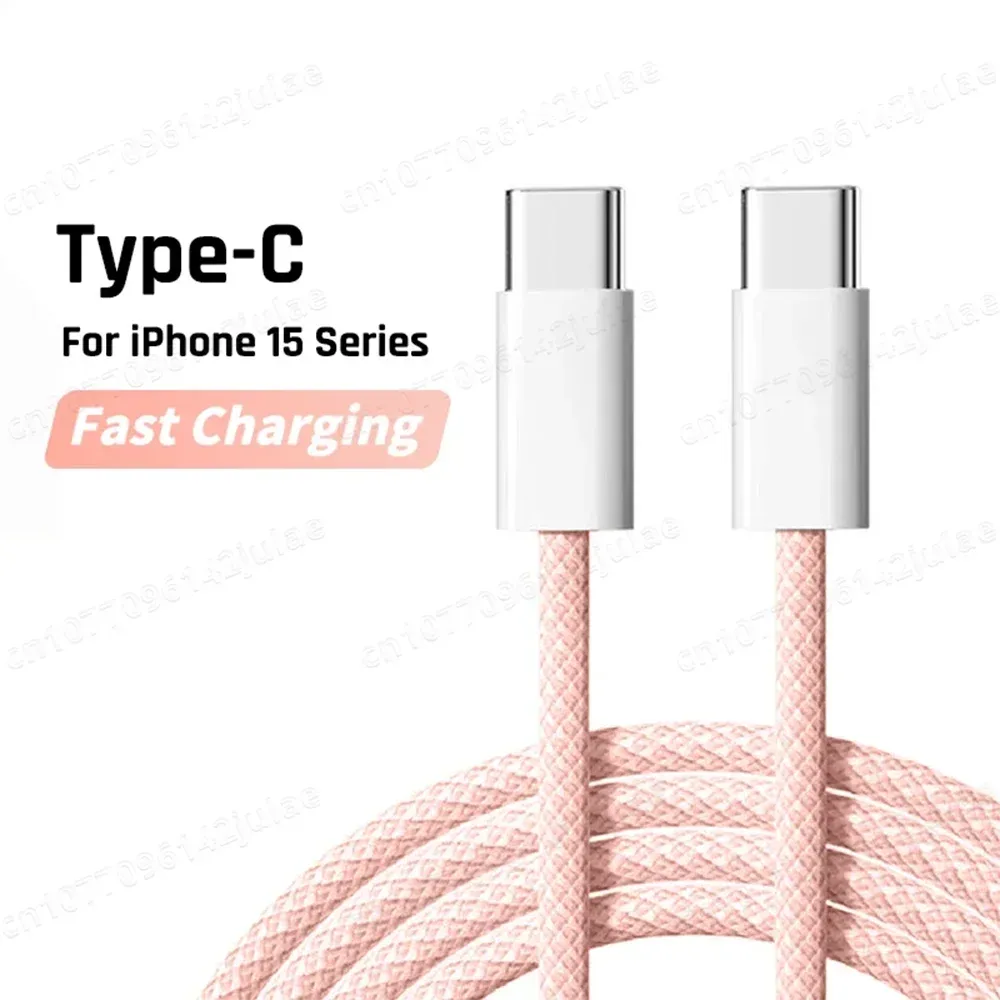 Fast Charger USB C to Type C Cable | Quick Charging for iPhone 15/16 Pro Max & Samsung Devices