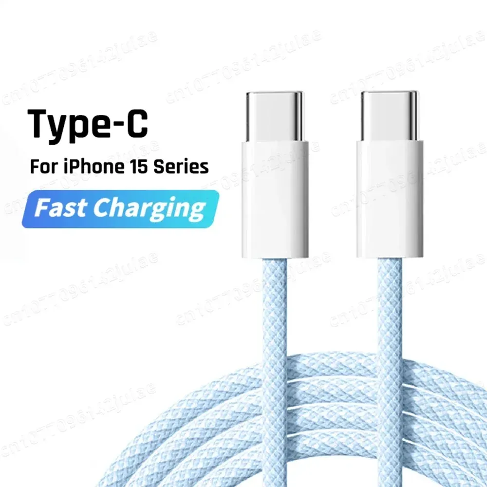 Fast Charger USB C to Type C Cable | Quick Charging for iPhone 15/16 Pro Max & Samsung Devices