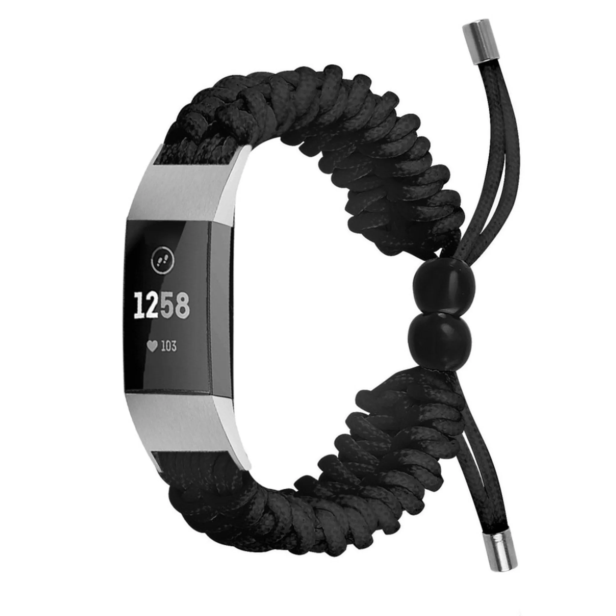 Fitbit Charge 2 braided watch band - Black