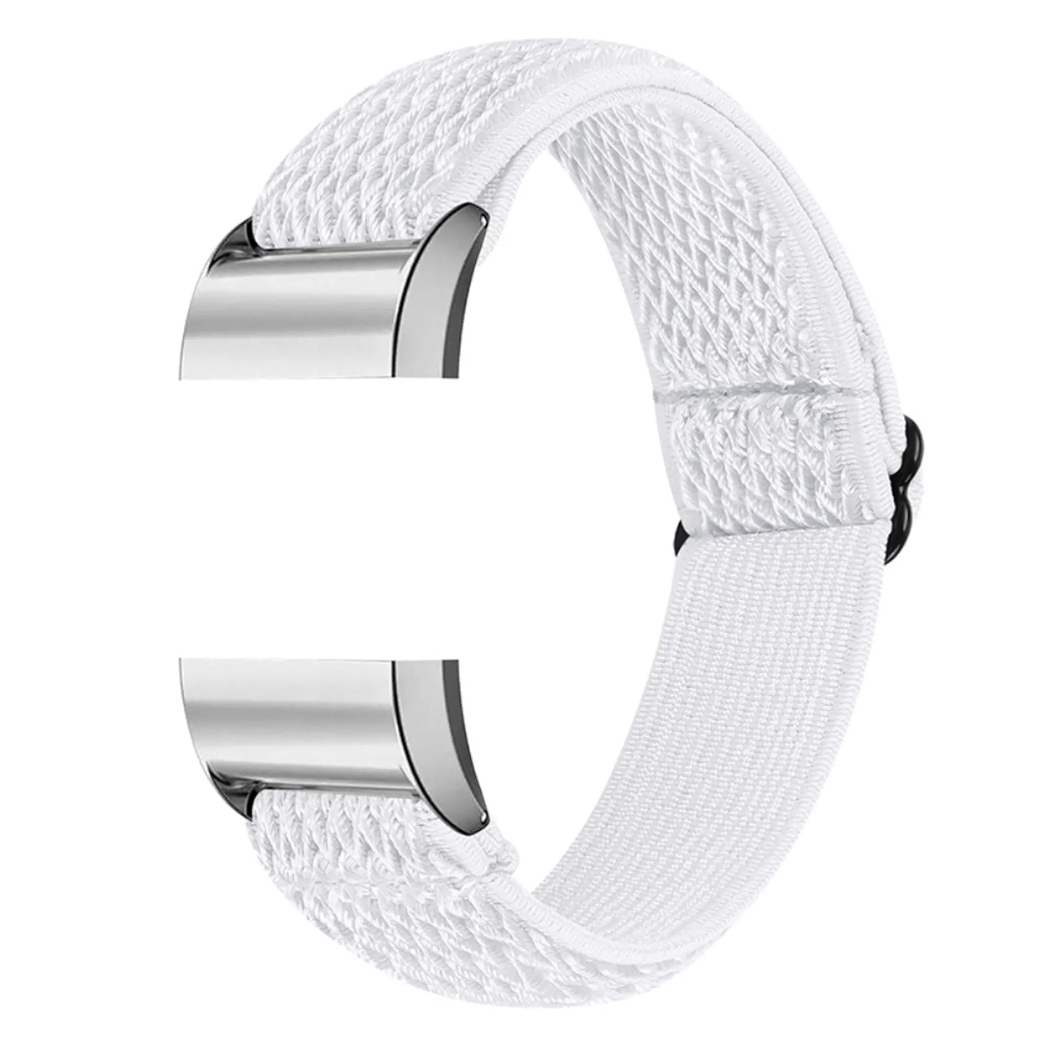 Fitbit Charge 2 nylon elastic watch strap - White