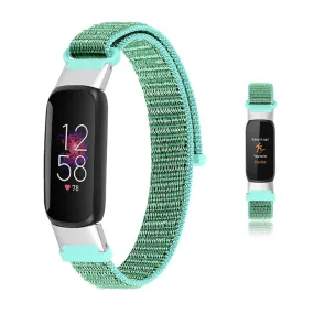 Fitbit Luxe nylon weave watch strap - Dark Green