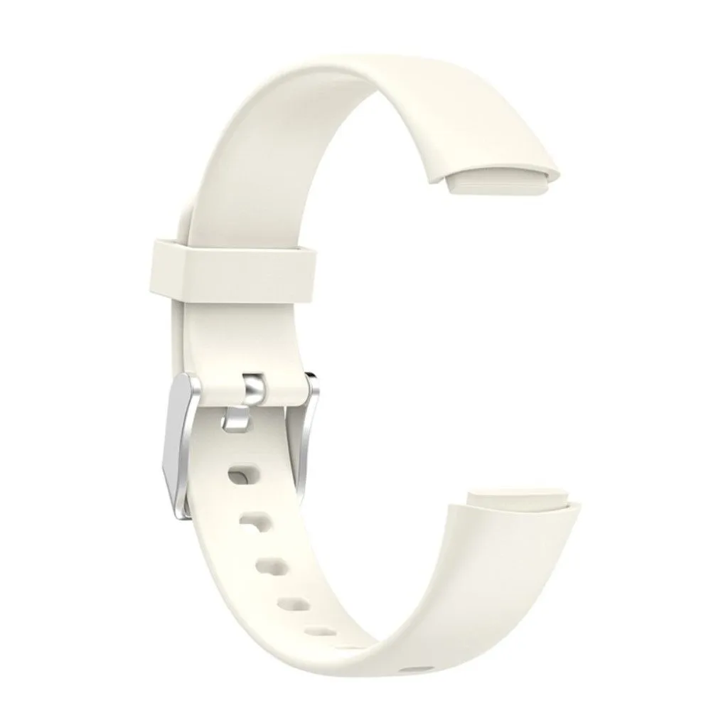 Fitbit Luxe silicone watch strap - Beige / Size: L