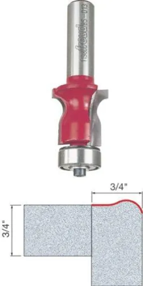 Freud 85-013: 1" (dia.) No Drip Edge Bit with 1/2" shank, 3-1/16" overall length