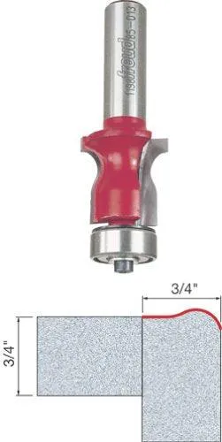 Freud 85-013: 1" (dia.) No Drip Edge Bit with 1/2" shank, 3-1/16" overall length