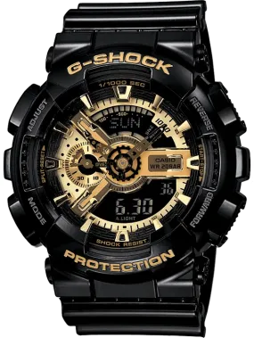 G-Shock Men's Chronograph Watch Black/Gold GA110GB-1A