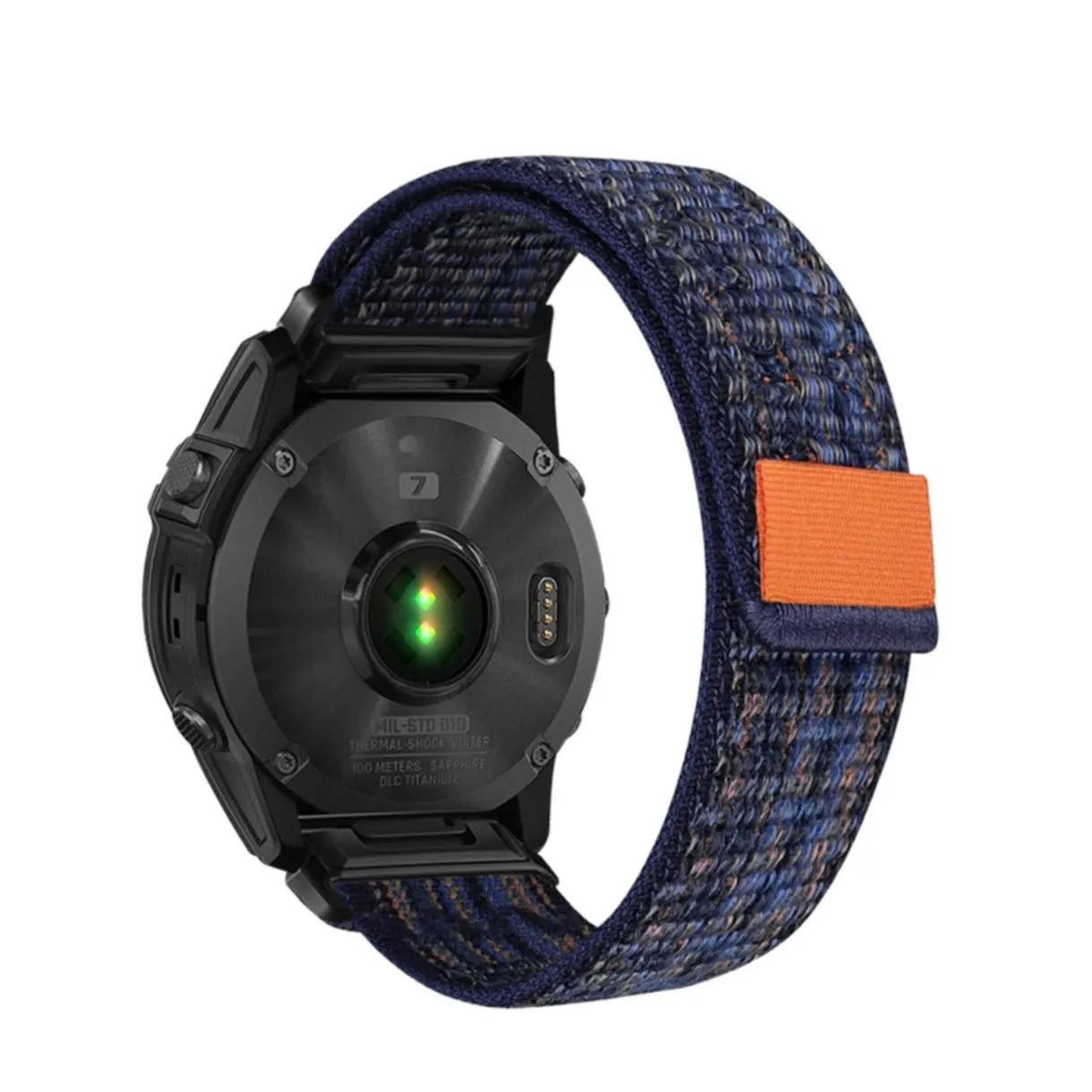 Garmin Enduro Nylon Quickfit wristband (joint circumference: 160-220 mm) - Blue / Orange