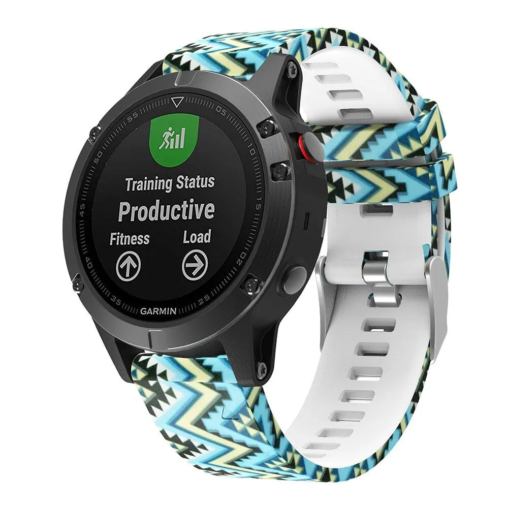 Garmin Fenix 7 Silicone Pattern Watch Straps