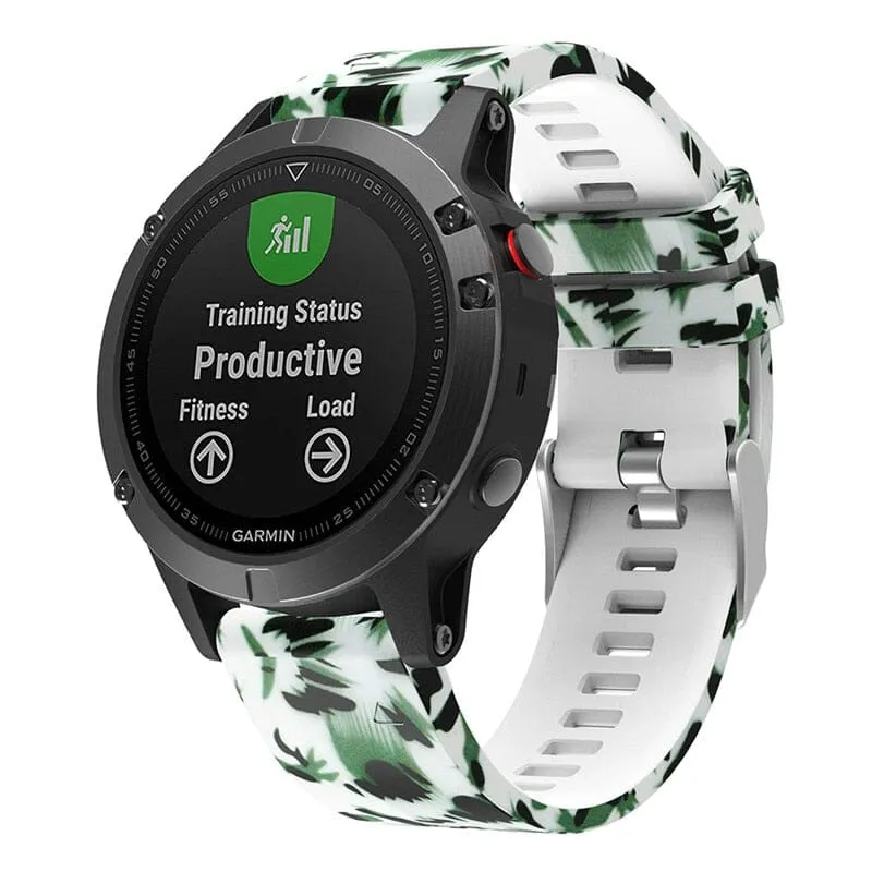 Garmin Fenix 7 Silicone Pattern Watch Straps