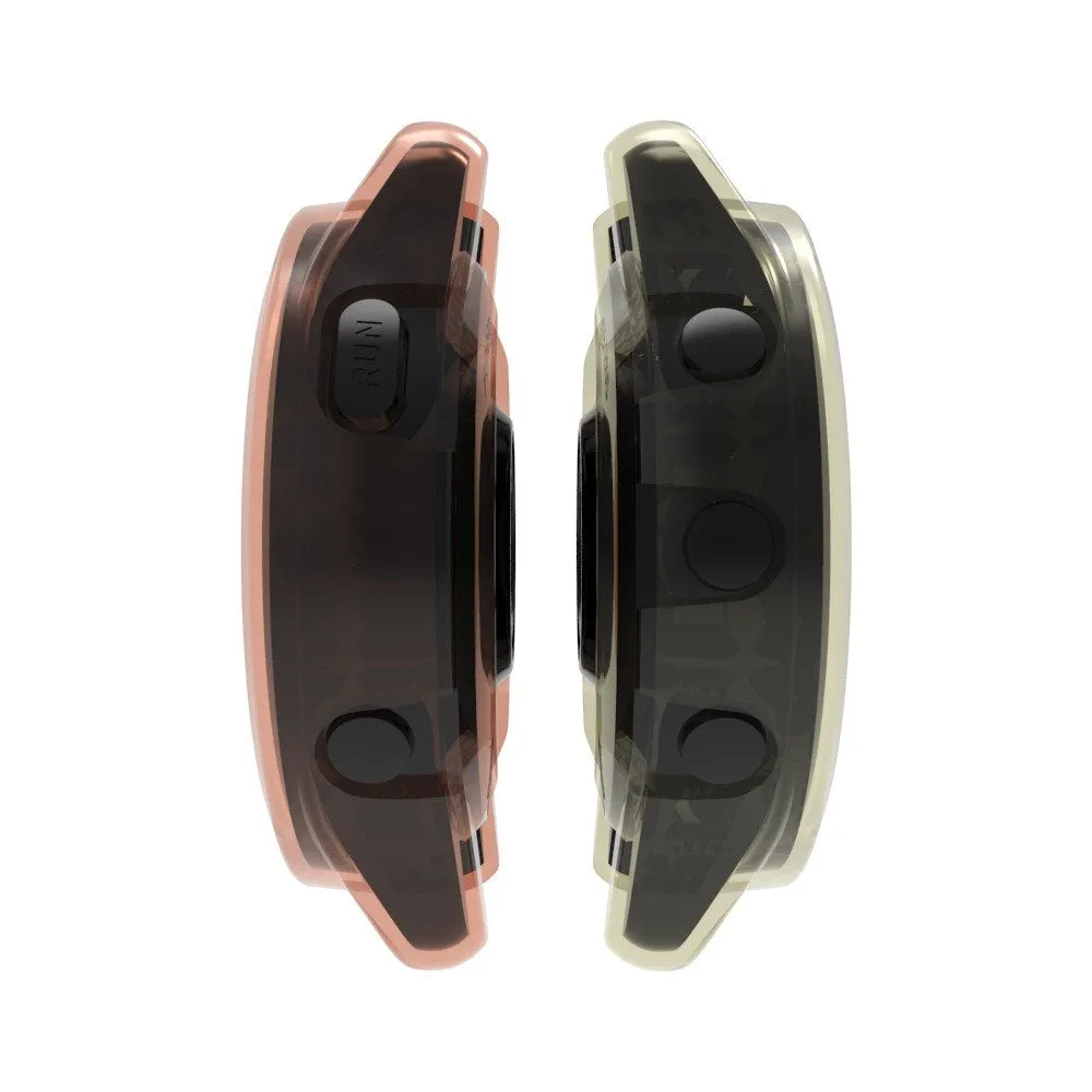 Garmin Forerunner 265S Transparent Fleksibelt Plastik Cover - Lilla