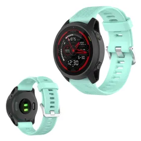 Garmin Forerunner 745 silicone watch band - Teal Blue